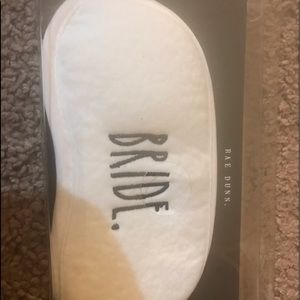Rae Dunn “Bride” sleep mask.  New in package